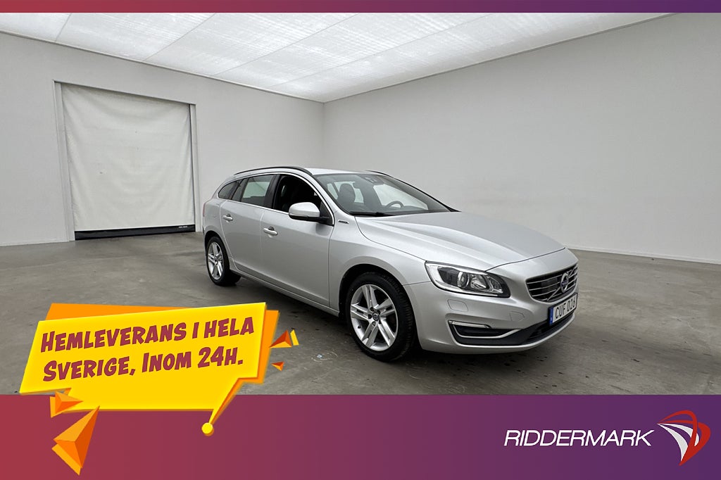 Volvo V60 D5 Plug-in AWD 231hk Classic Momentum Värmare Navi