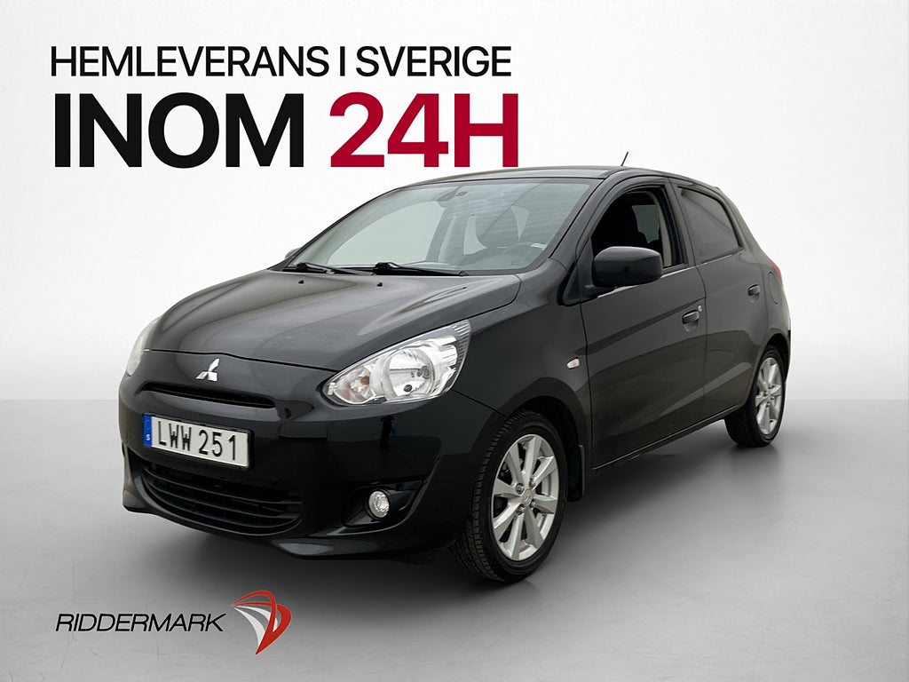 Mitsubishi Space Star 1.2 80hk Farthållare AC Låg-skatt