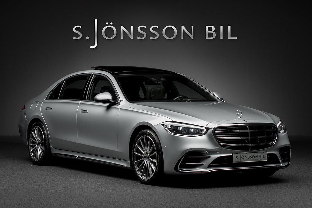 Mercedes-Benz S 450 d 4MATIC L AMG / Chaufförspaket / 1 ägare