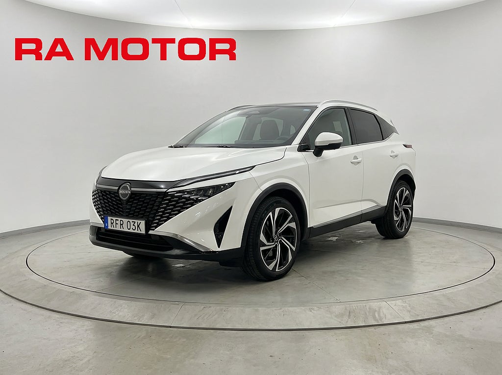 Nissan Qashqai 1.3 DIG-T 158hk Tekna Plus Navi Skinn 360° BOSE Moms