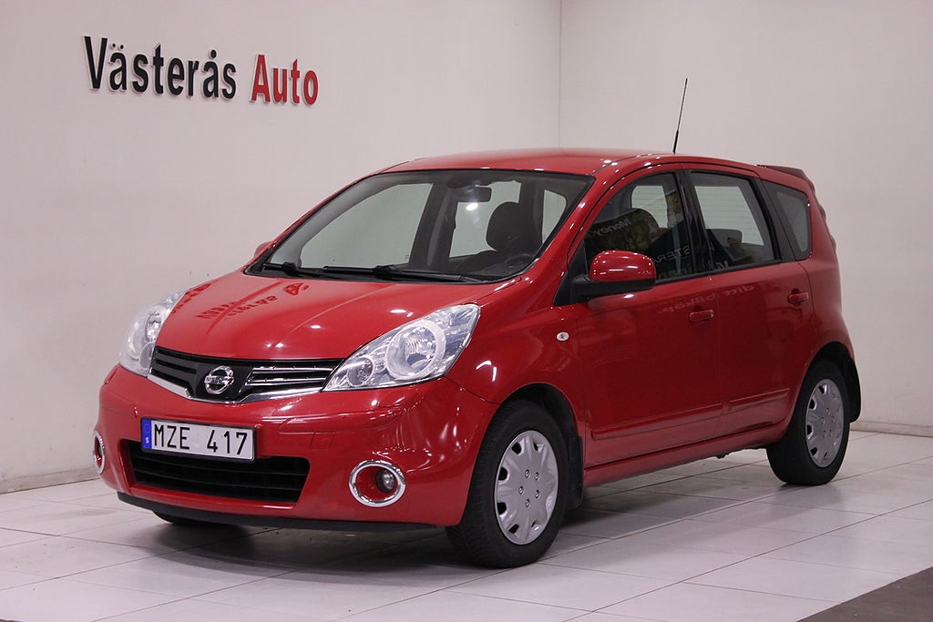 Nissan Note 5-dörrar 1.4 Ny Besikt 88 hk Euro 5