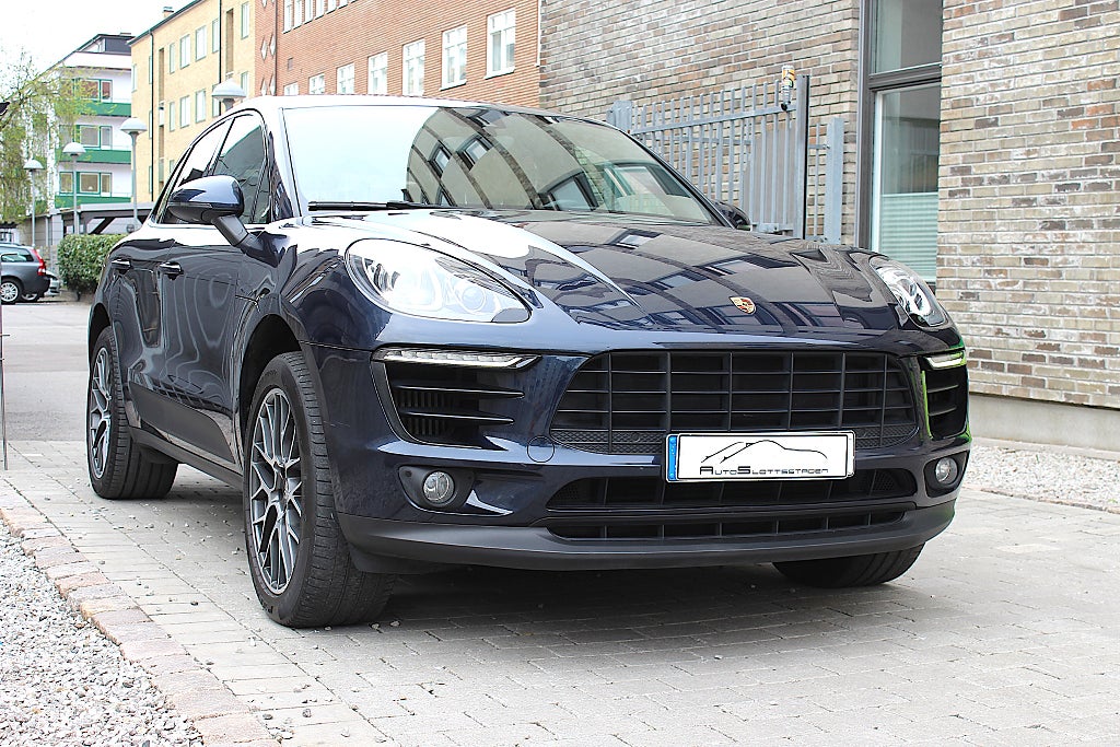 Porsche Macan S 340hk Eu6 Sv-såld / 14-vägs / Ljust läder