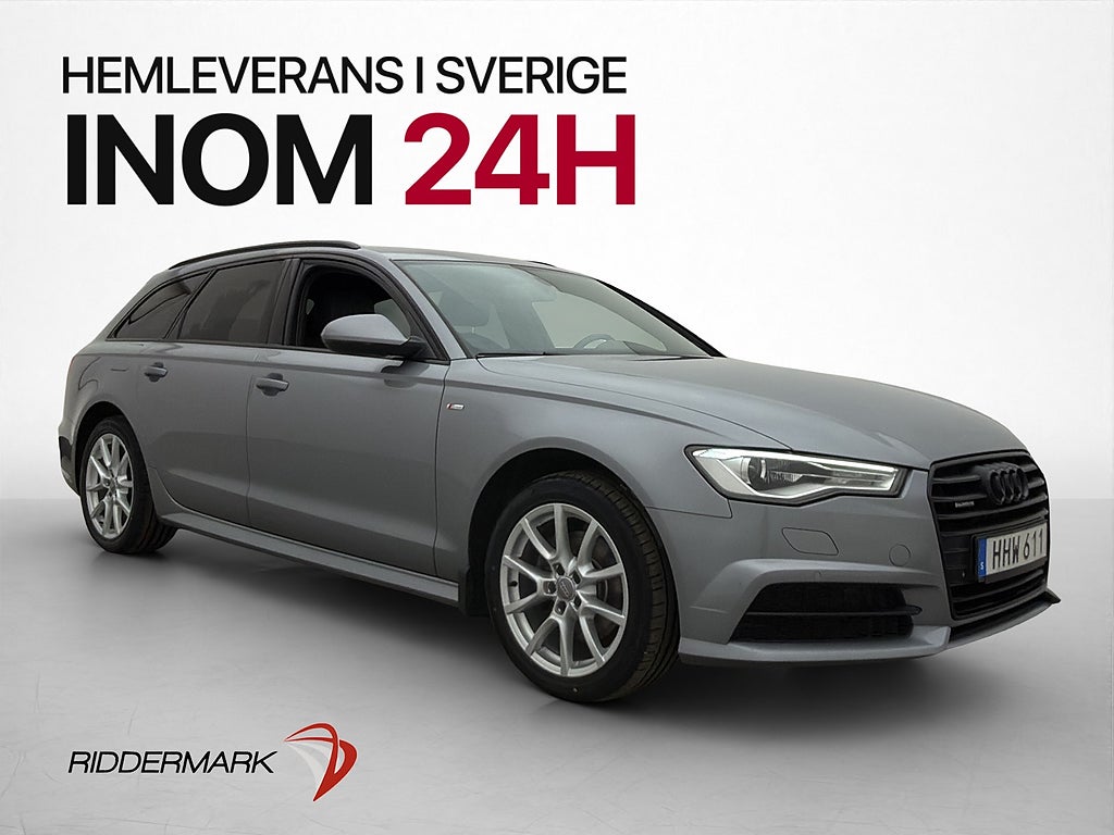 Audi A6 2.0 TDI quattro 190hk S-Line Sportstolar P-Sensorer