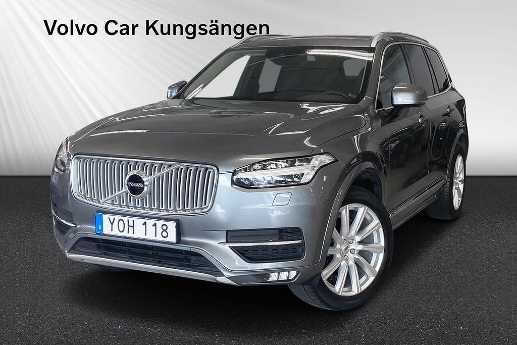 Volvo XC90 T5 AWD Inscription 7-Sits B-Kamera Läder VOC Keyless