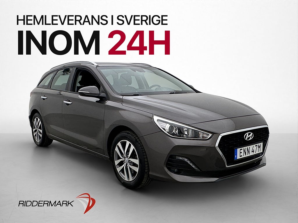 Hyundai i30 1.0 T-GDI 120hk B-Kamera Drag Carplay 1 Brukare