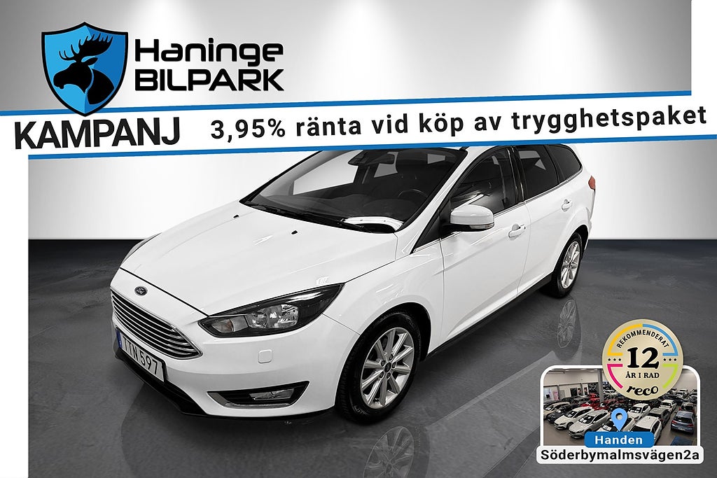Ford Focus 1.0  Titanium /DRAG /B-KAM /KAMREM BYTT /FR 3,95%