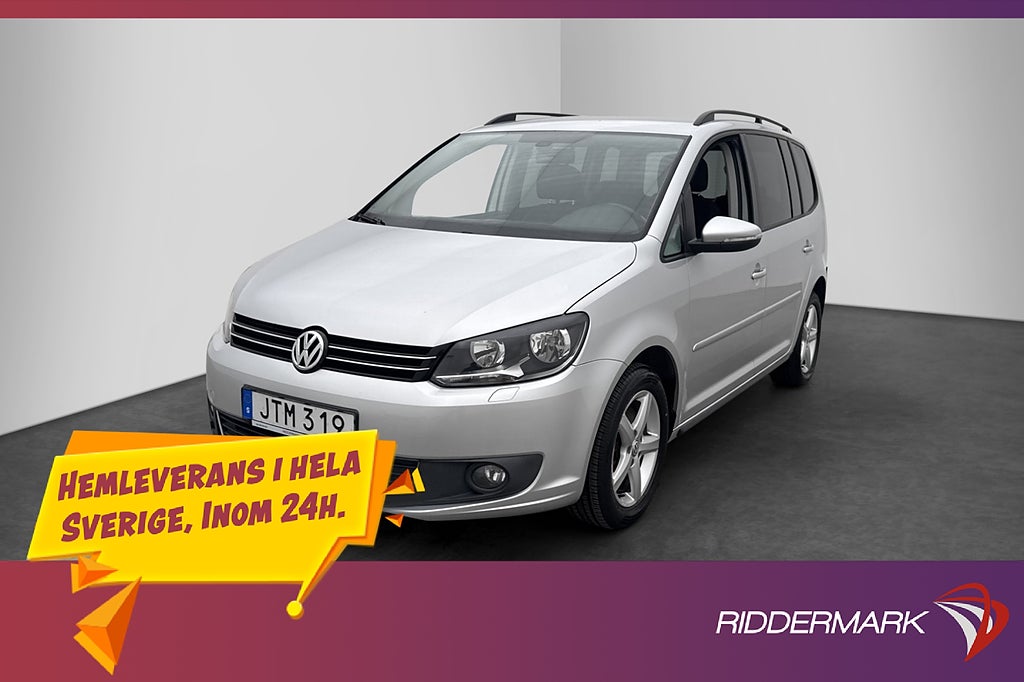 Volkswagen Touran 1.4 TSI Masters 7 sits Kamera Välskött PDC