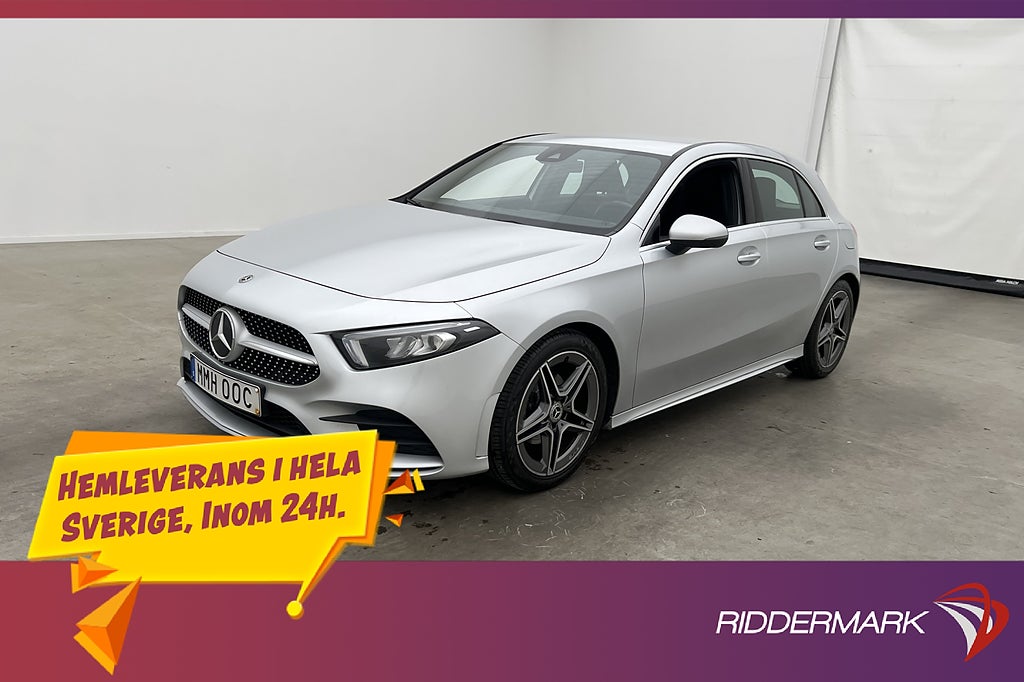 Mercedes-Benz A 180 136hk AMG Sport Kamera Halvskinn