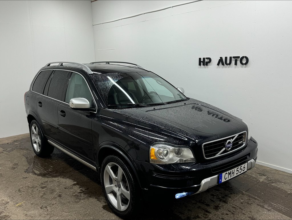 Volvo XC90 D5 AWD R-Design Polestar 7-sits Drag 211hk