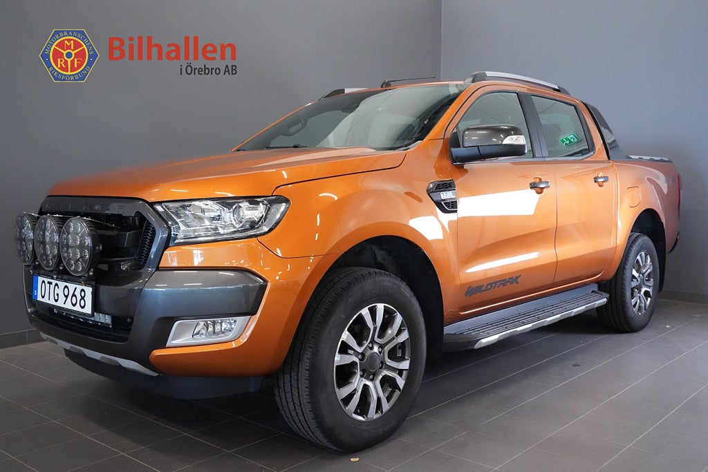 Ford ranger Dubbelhytt 3.2 TDCi 4x4 Wildtrack Drag Kamera Nav 200HK