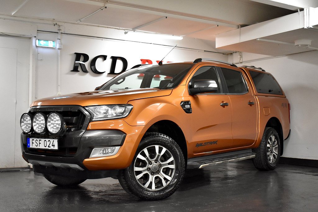 Ford ranger 3.2 TDCi 4x4 WILDTRAK DUBBELHYTT DRAG VÄRMARE 