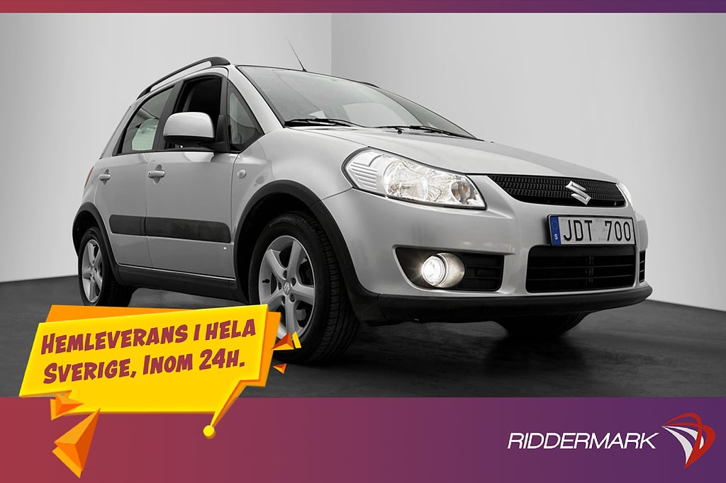 Suzuki SX4 1.6 VVT 107hk Värmare Keyless 2-brukare LÅGAMIL
