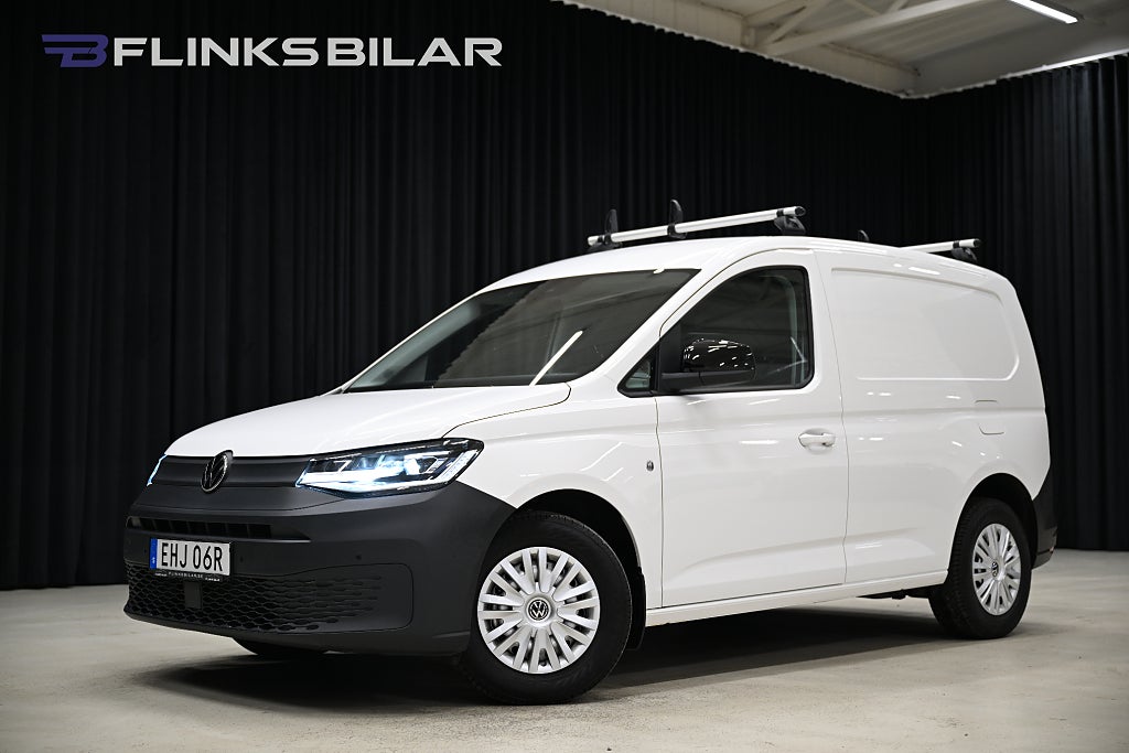 Volkswagen Caddy 2.0 TDI 75HK Drag|Värmare|LED|V-Inredd|Backkamera|Moms