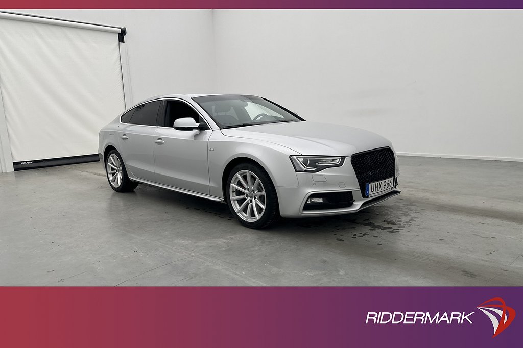 Audi A5 Sportback 2.0 TDI Q 177hk S-Line Sensorer Drag