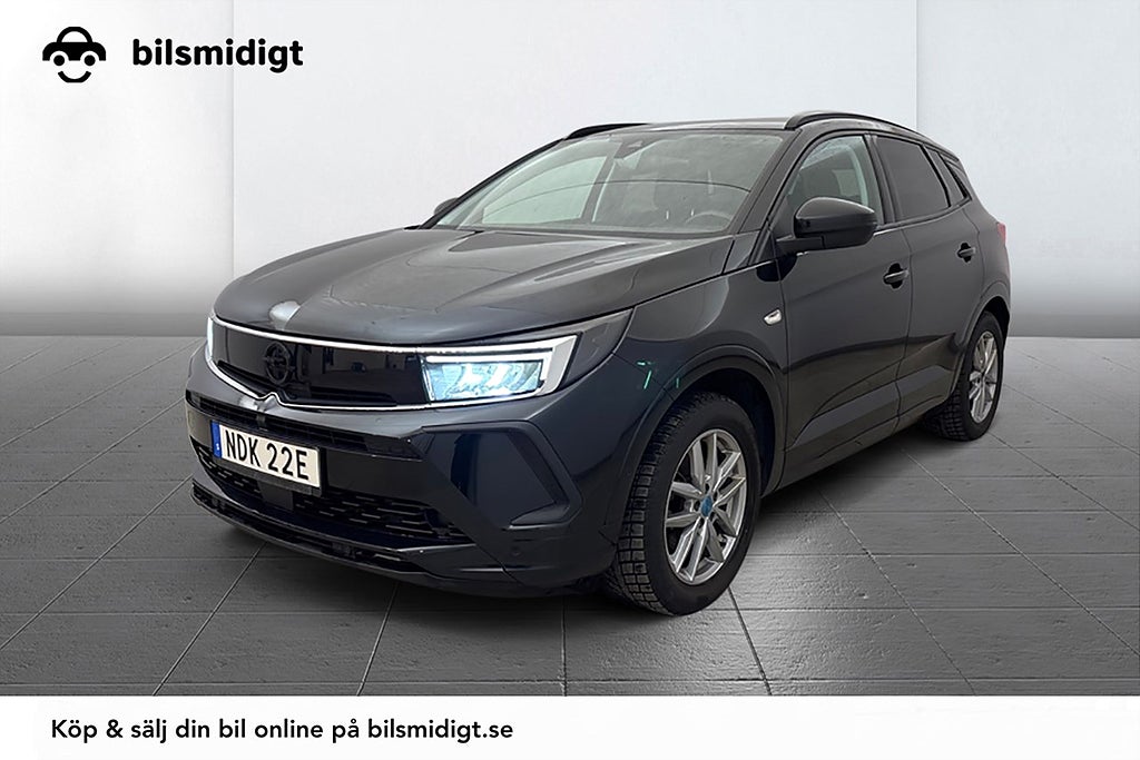 Opel Grandland 1.2 Turbo GS Line Navi Kamera Cockpit Delläder Rattvärme MOMS