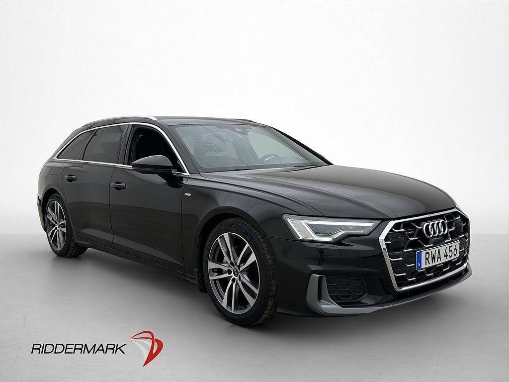 Audi A6 40 TDI 204hk S Line Matrix Värm Kamera Cockpit Drag