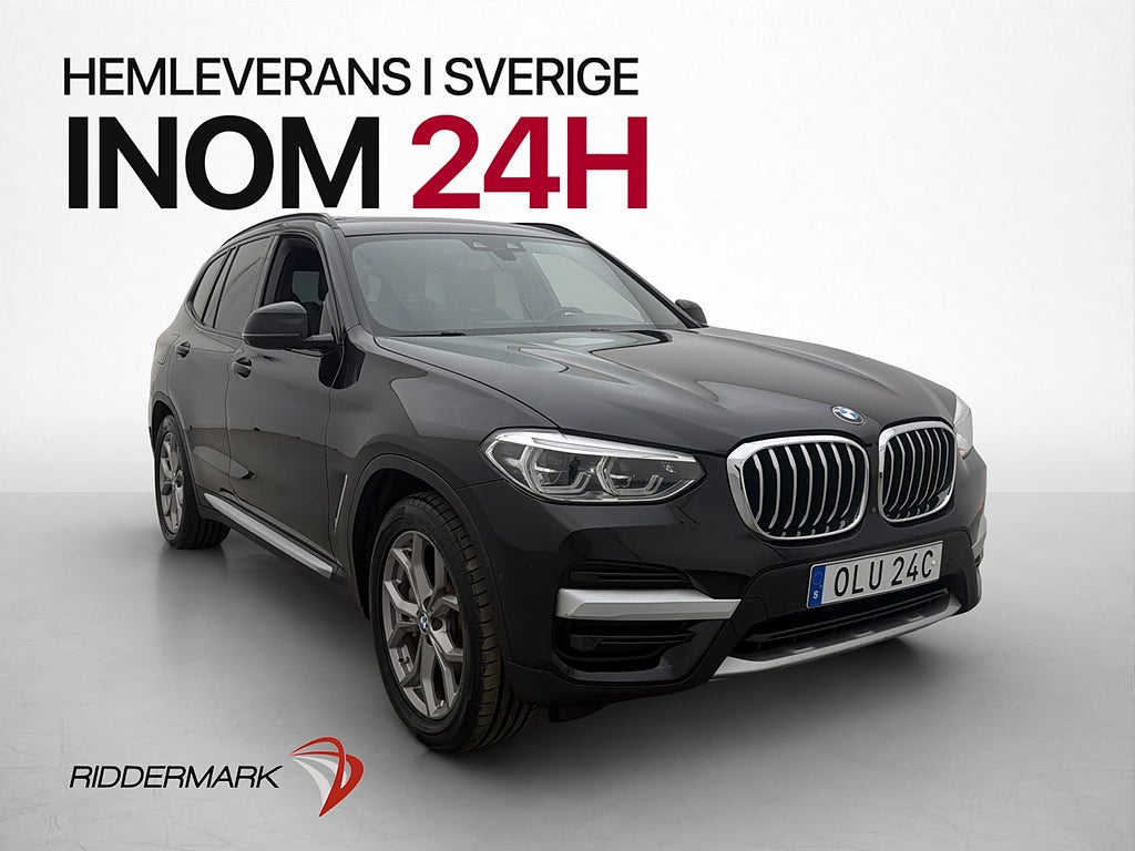 BMW X3 xDrive30e 292hk Pano 360° Rattvärme CarPlay