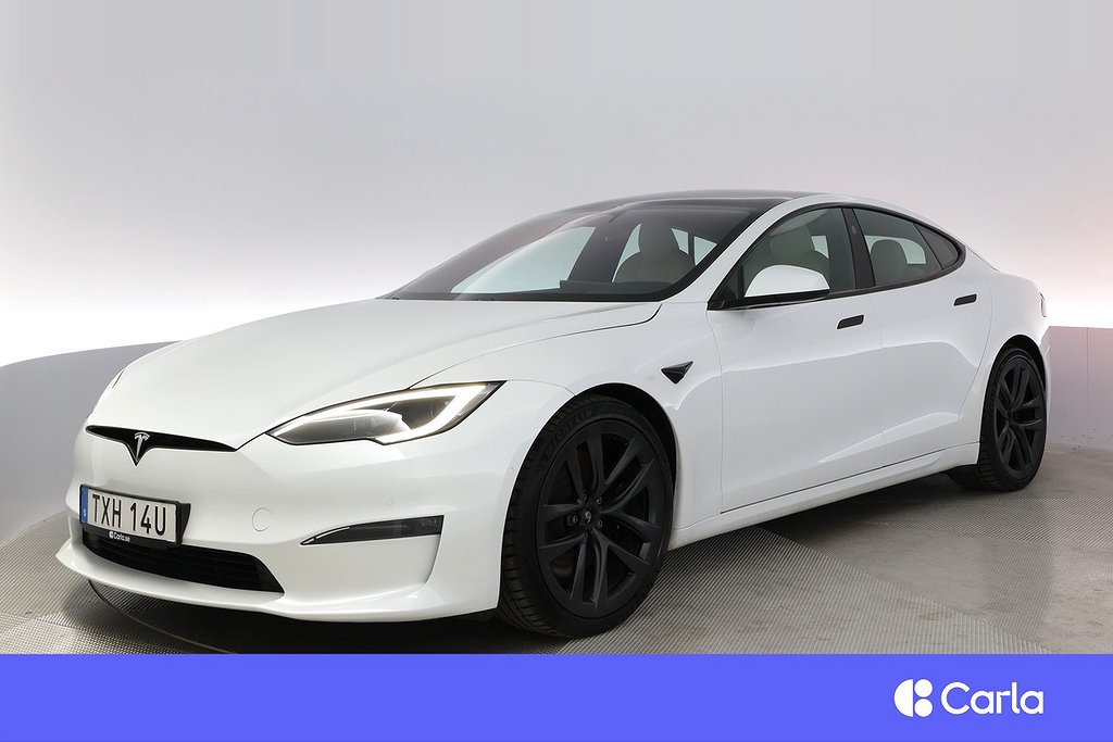 Tesla Model S Plaid Autopilot 21" Yoke Pano V-Hjul