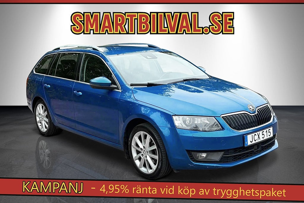 Skoda Octavia Kombi 2.0 TDI Style D-Värmare Drag Nyservad Kamremsbytt