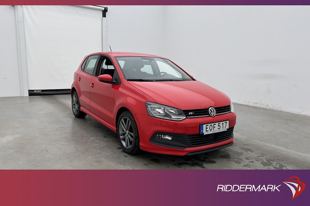 Volkswagen Polo 1.2 TSI 90hk R-Line Sensorer 0,47l/Mil