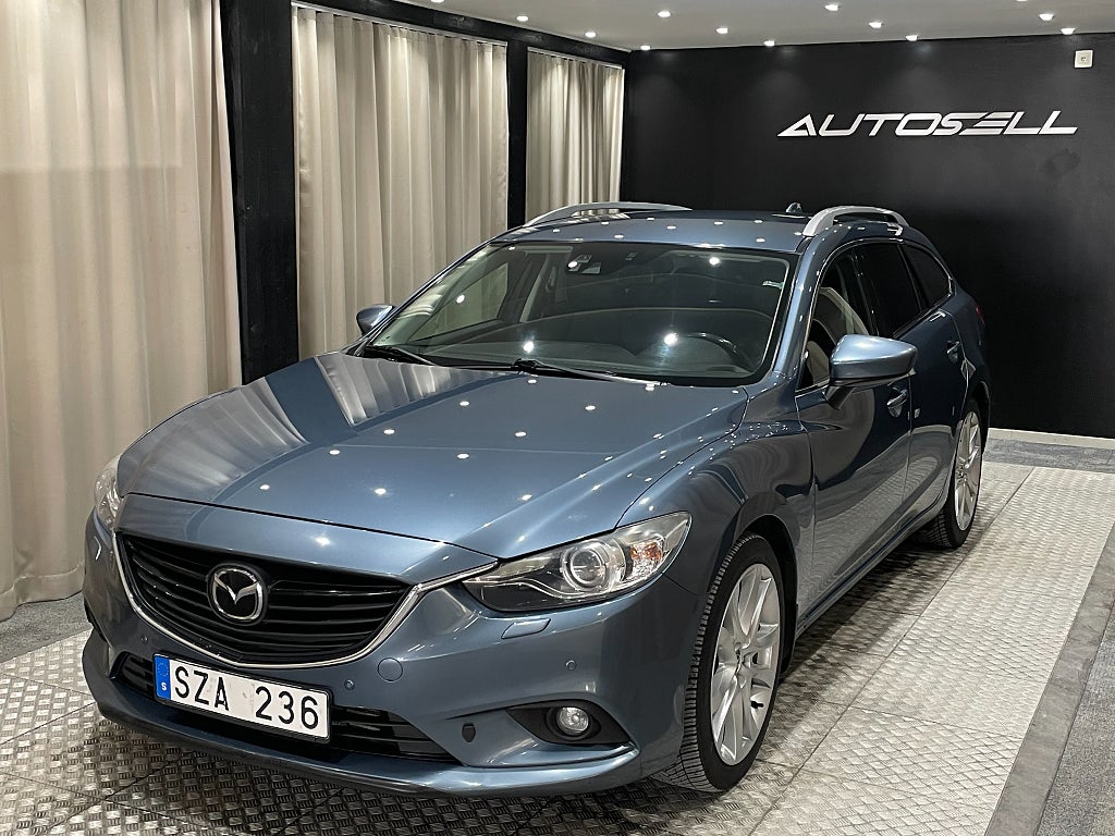 Mazda 6 Wagon 2.2 SKYACTIV-D Euro 6 Backkamera Fullutrustad