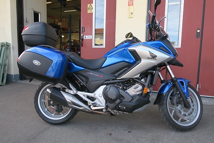 Honda NC750X-18 Blå m Giviväskor i originallack #Lågmilare#