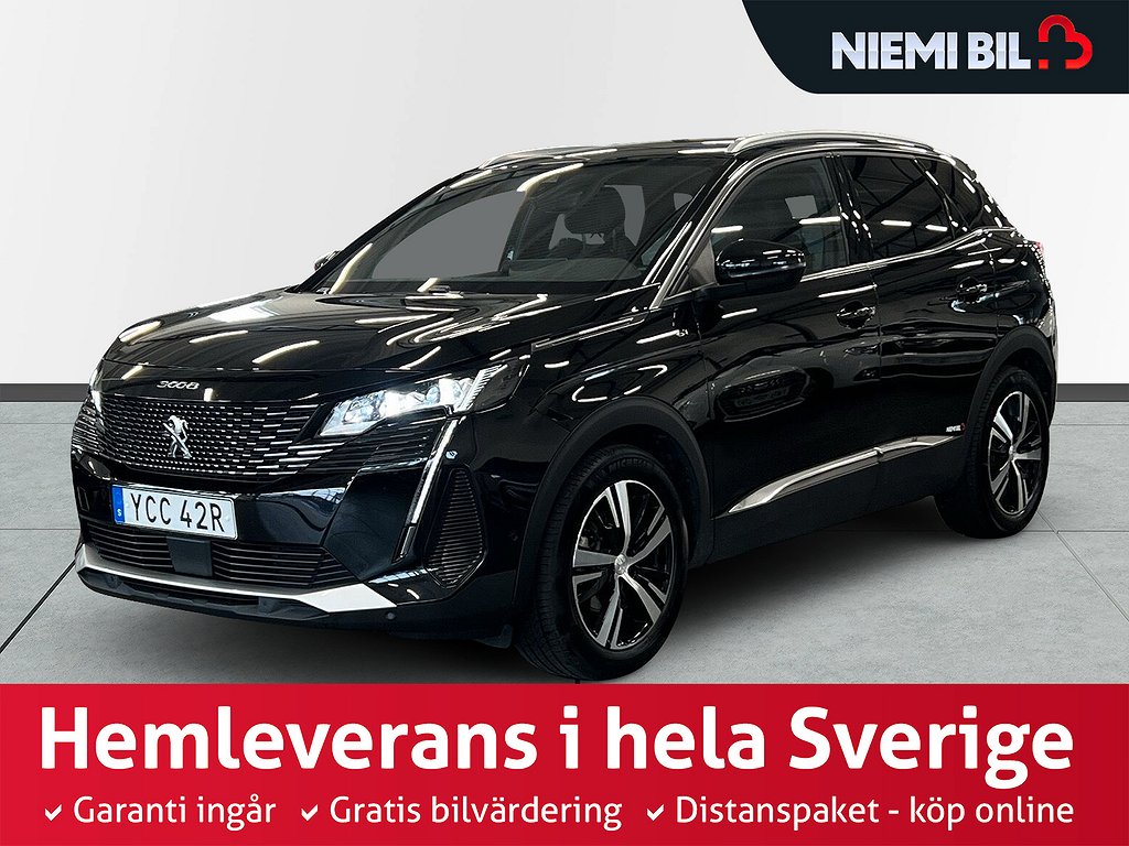 Peugeot 3008 1.2 PureTech GT S&V-hjul/Carplay/AdaptivF/360k