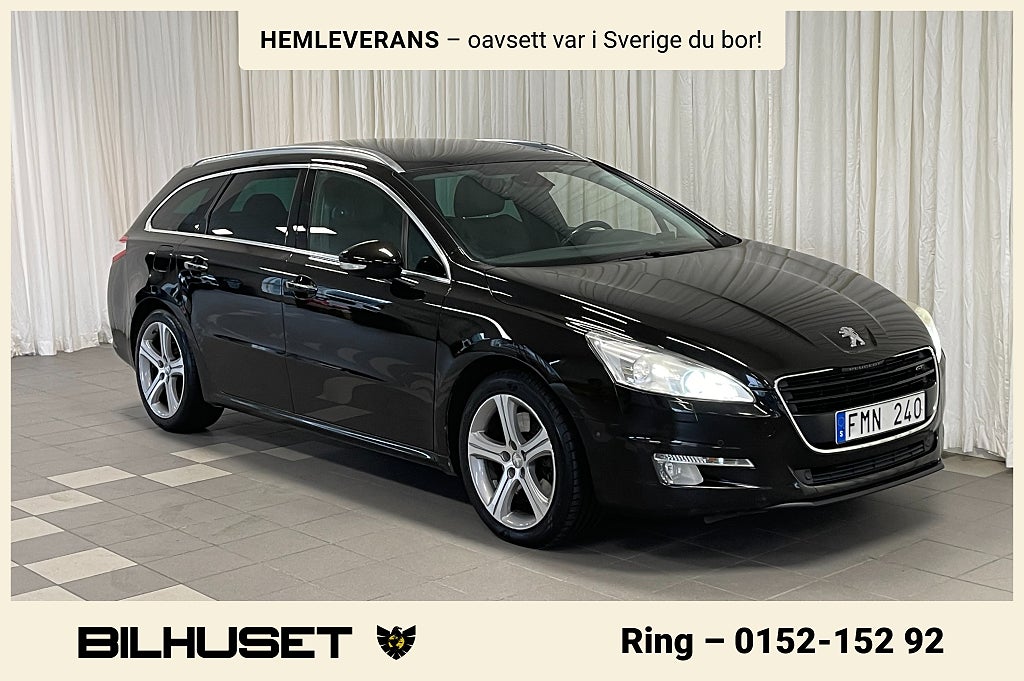 Peugeot 508 SW 2.2 HDi GT VÄRMARE HUD PANORAMA DRAG 204Hk