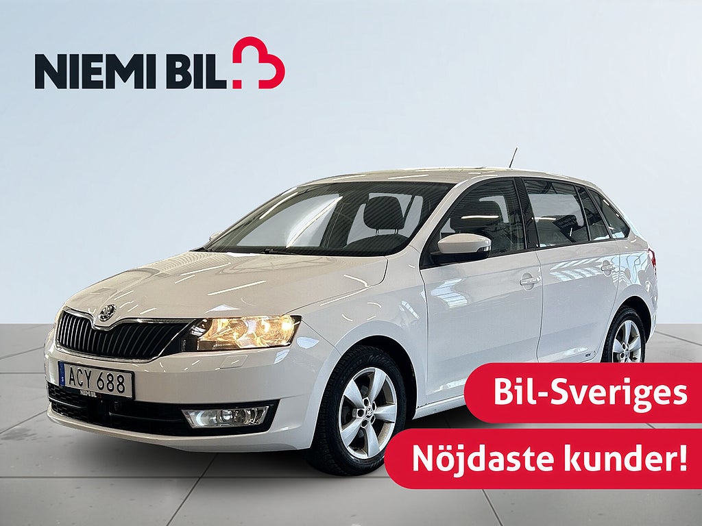 Skoda Rapid Spaceback 1.4 TDI S&V-hjul/Psens/BT/Farthållare/Carplay