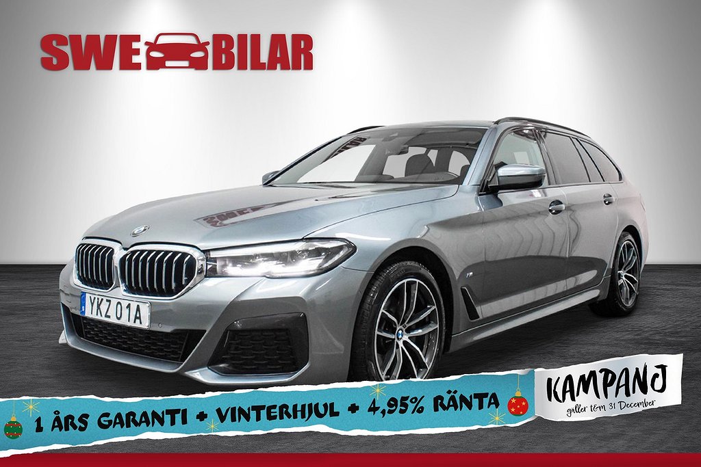 BMW 520 d xDrive M Sport AUTO NAVI D-Värm B-Kam Drag NYSERVAD