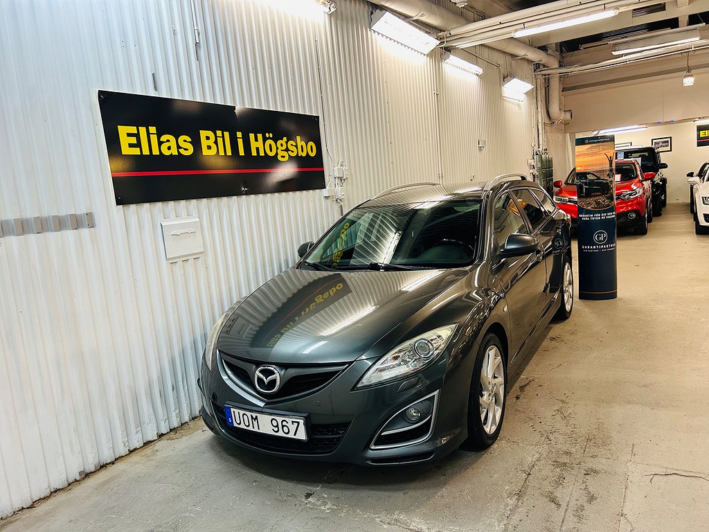 Mazda 6 Wagon 2.2 MZR-CD Fjärrstyrd värmare 180Hk 6-växlad 