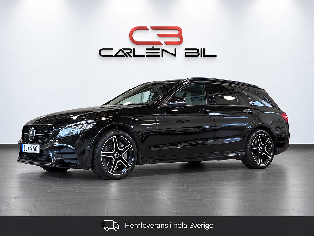 Mercedes-Benz C 300 e AMG-Sport Night Drag Värmare SoH:95% V-hjul