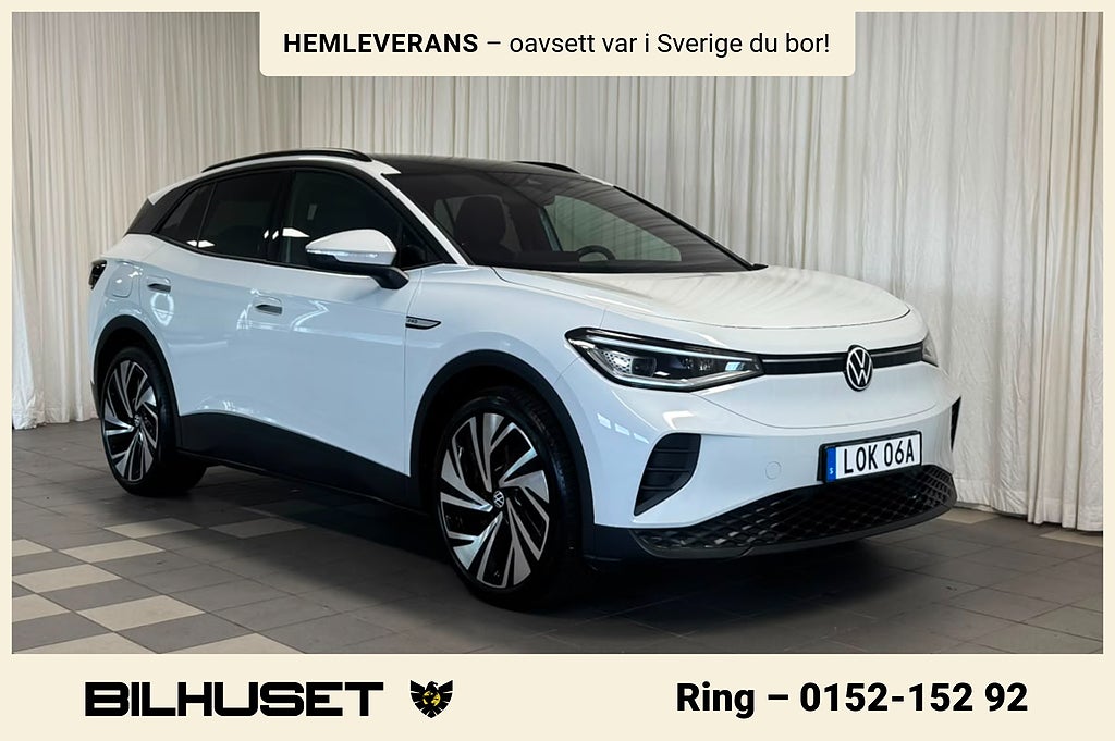 Volkswagen ID.4 Pro Performance Pano Drag Värmare Elstolar 360 SE SPEC
