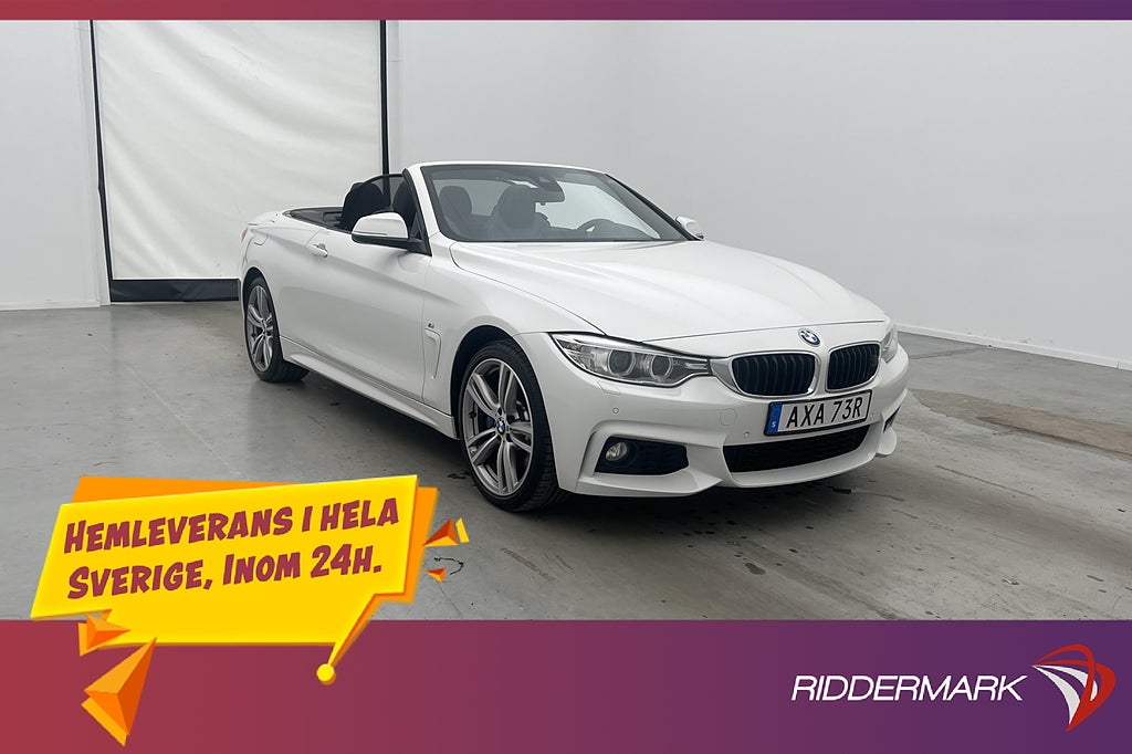 BMW 440 I xDrive Convertible M Sport Navi HiFi Kamera Skinn