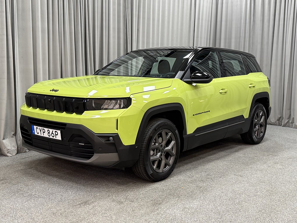 Jeep Compass e-Hybrid 1.2 146HK First Edition Pano/Navi/360 Kamera