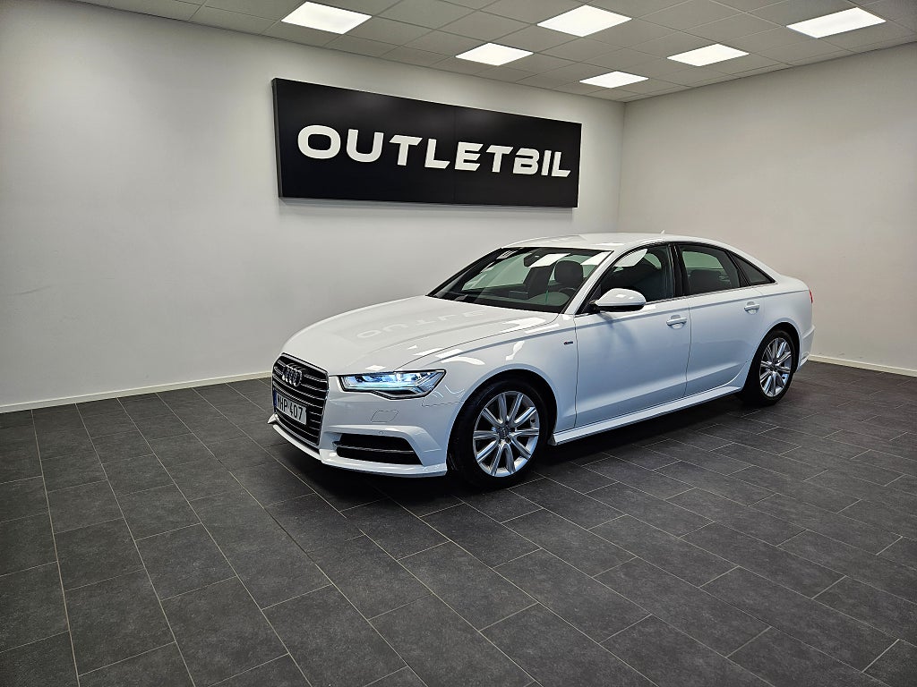 Audi A6 S line 2.0TDI 190hk Quattro Sedan Ambition Drag 1ägare 
