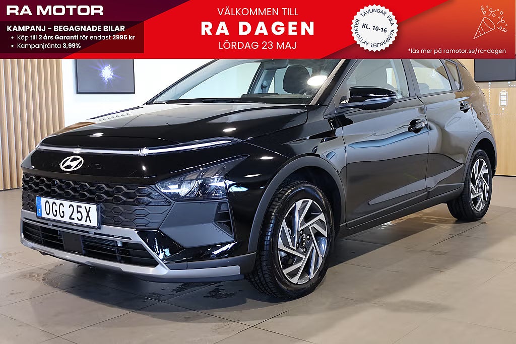 Hyundai Bayon 1.0 T-GDI 100hk Aut Advanced |Kamera|Navi|CarPlay|