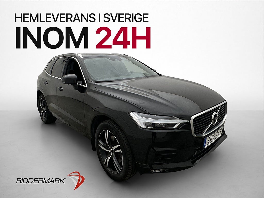 Volvo XC60 T5 AWD R-Design Pano HUD VOC Värm 360° Navi Drag