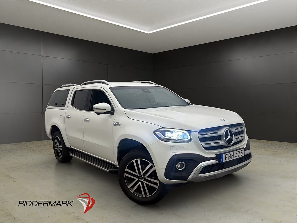Mercedes-Benz x-350 d 258hk 4MATIC Drag Skinn 360° Kåpa Moms