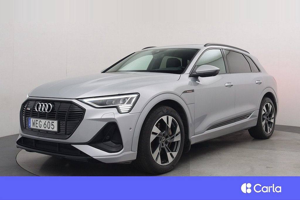 Audi E-Tron 55 quattro S-line Pano 360 B&O Elstol Drag VHjul