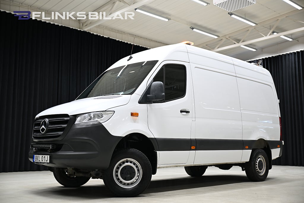 Mercedes-Benz Sprinter 316 4x4 Servicebil|Inredning|Kran|Uppvärmt-Skåp|Leasbar