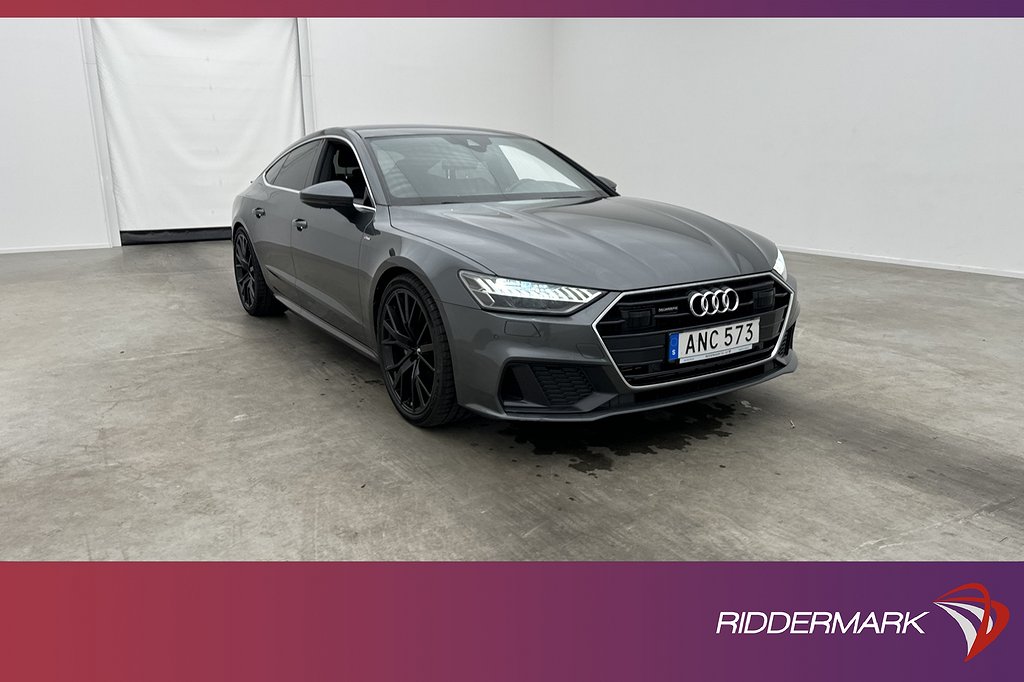 Audi A7 Sportback 55 TFSI Q S-Line Pano Cockpit Matrix Värm