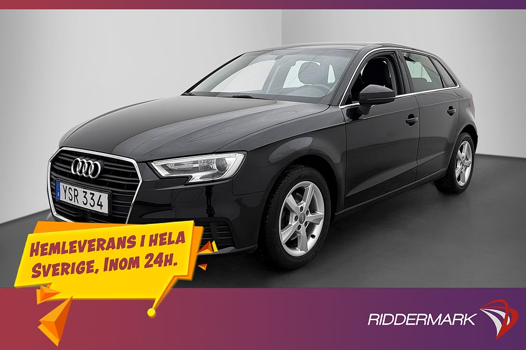 Audi A3 Sportback 30 TFSI Proline P-Sensorer Adp-Farthållare