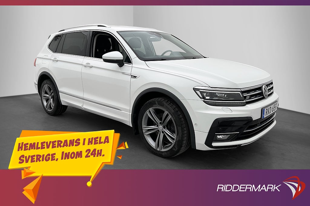 Volkswagen Tiguan Allspace 190hk 4M R-Line 7-Sits Värm Drag