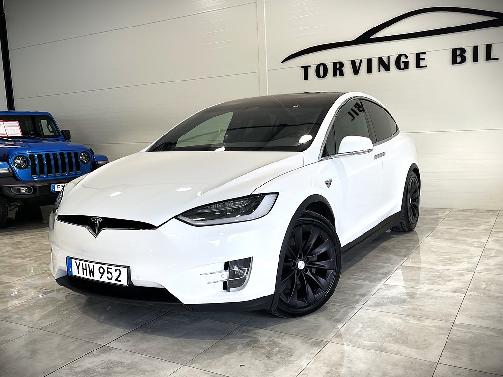Tesla Model X 100D / 6 Sits / Svensksåld / Drag / CCS/Summon/20"