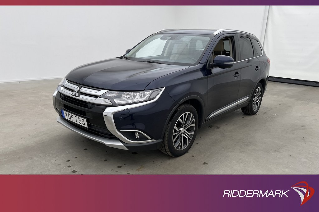 Mitsubishi Outlander 2.2 4WD Business M&K-Värm 360° Drag