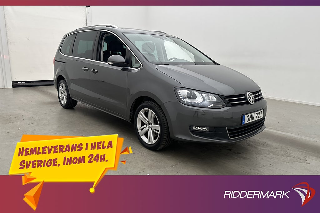 Volkswagen Sharan TDI 7-Sits Pano Värmare Kamera Drag