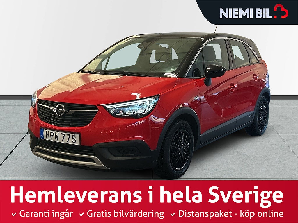 Opel Crossland X 1.2 Dynamic Värmare/SoV/Psens/Carplay/Rattvärme