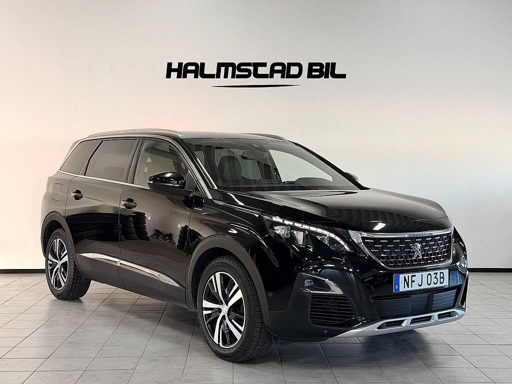 Peugeot 5008 1.5 BlueHDi 130Hk Aut- Dragkrok Kamrembytt! 7 Sits 