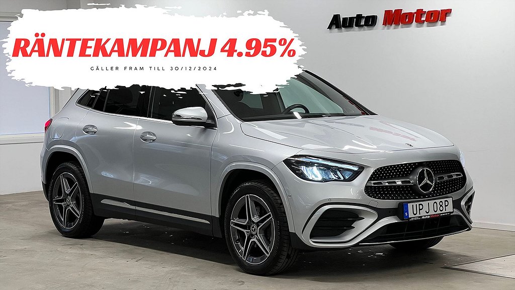 Mercedes-Benz GLA 250 e GLA 250e AMG värmare/Panorama/Burmester 218hk